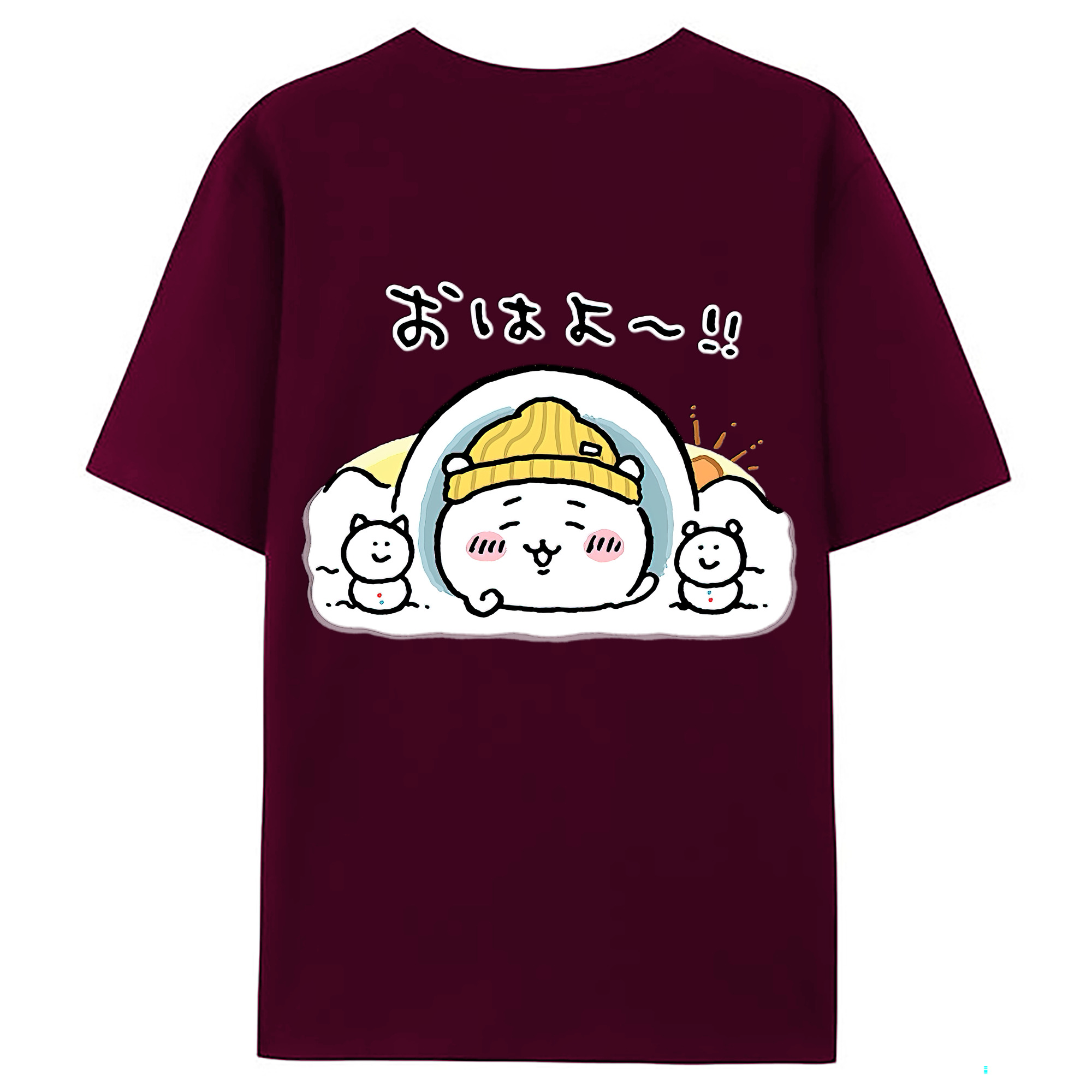 （画像用） ちいかわ ちいかわ Chii-kawa chiikawa レディース半袖Tシャツ(バックプリント)